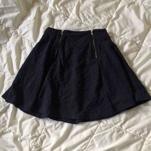 Navy blue skirt